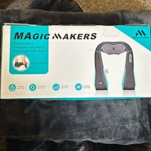 Brand new Shiatsu back, shoulder, and neck massager with heat.